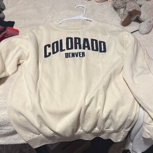 Cream Colorado Denver Sweatshirt